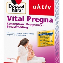 Vital Pregna Doppelherz - Bổ sung Vitamin, dưỡng chất cho mẹ & bé khỏe mạnh