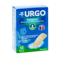 Băng cá nhân không thấm nước Urgo Waterproof  (50 miếng) kích cỡ 2cm x 7.2cm