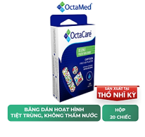 Băng keo dán Otta Care Standart First Aid Plaster- Hộp 100 miếng 