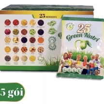 BỘT DINH DƯỠNG - 25 GREEN NUTRI HỘP 625 GRAM ( 25 GÓI )