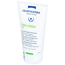 DUNG DỊCH RỬA MẶT ISIS PHARMA TEEN DERM GEL HỖ TRỢ GIẢM NHỜN, NGĂN NGỪA MỤN (150ML)