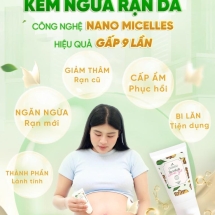 Kem Ngừa Rạn Da Thảo Mộc Thiết Kế Bi Lăn Thông Minh- Tuýp 70ML