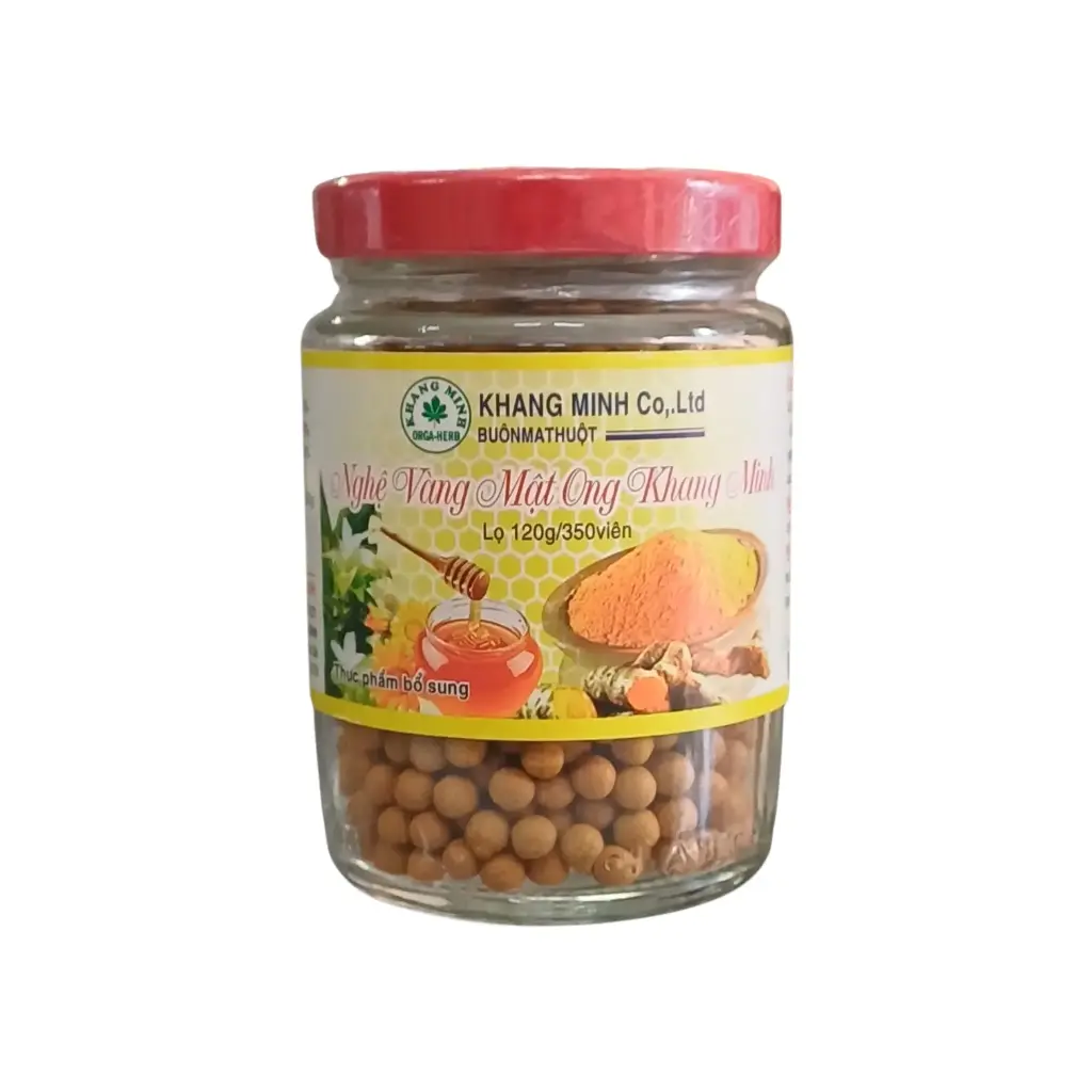 Nghệ vàng mật ong Khang Minh (Lọ 120g/350v)