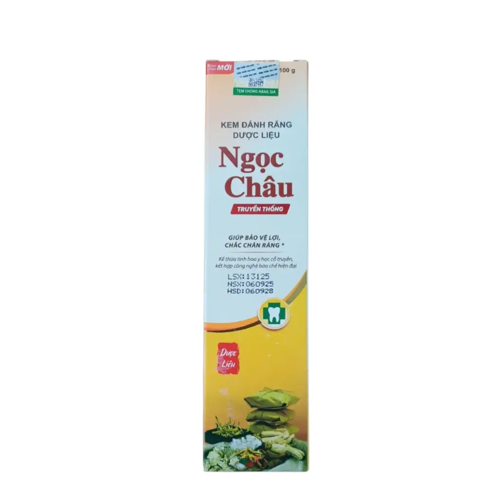 Kem đánh răng dược liệu Ngọc Châu 100g (Truyền thống) 