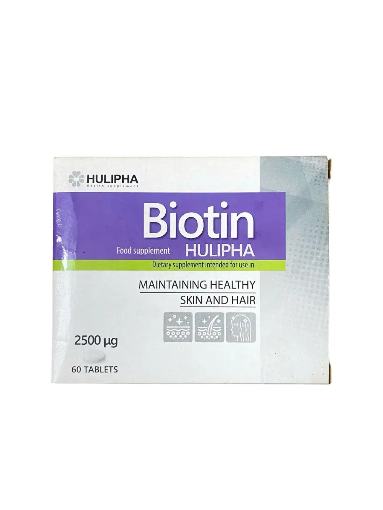 Biotin Hulipha (Hộp 60 viên)