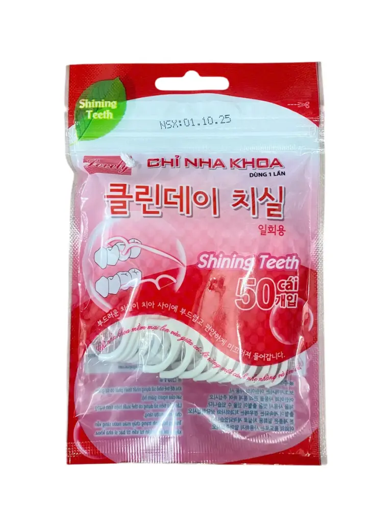 Chỉ nha khoa Shining Teeth (Gói 50 cái)