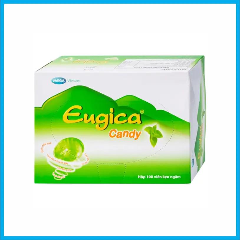 Kẹo Thảo Dược Eugica Candy (Hộp 100 viên)