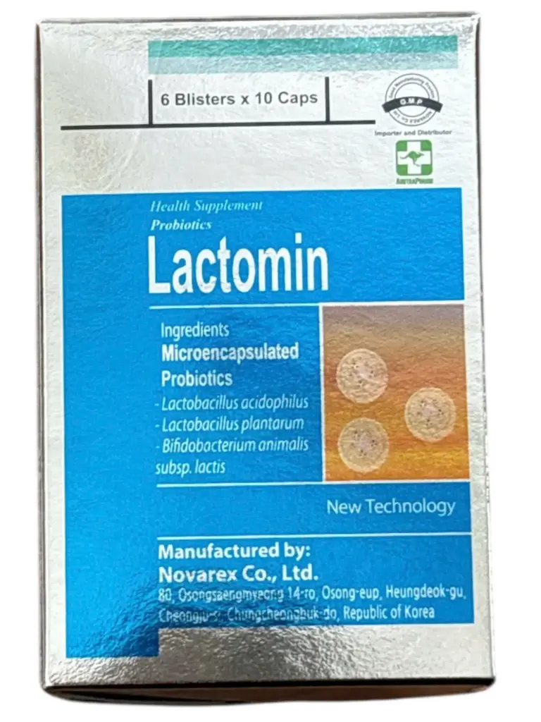 Lactomin (Hộp 6 vỉ x 10 viên)