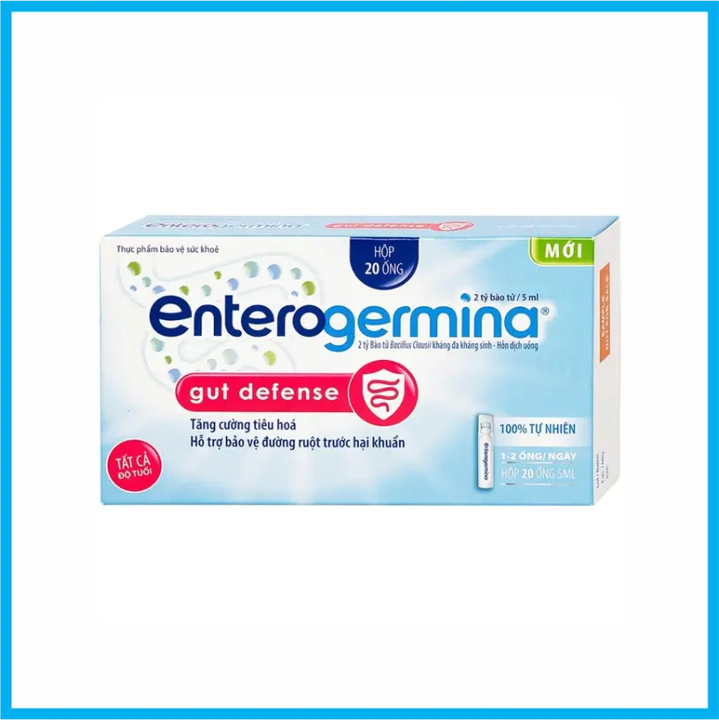 Enterogermina gut defense 2 tỷ (Hộp 20 ống x 5ml)