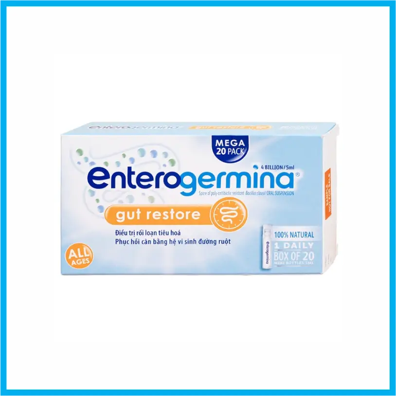 Enterogermina Sanofi 4 tỷ (Hộp 20 ống x 5ml) 