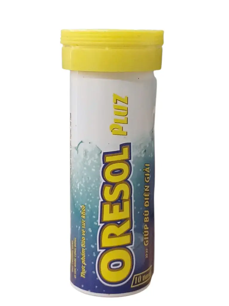 Oresol Pluz Hadiphar (Hộp 10 tube x 10 viên sủi)