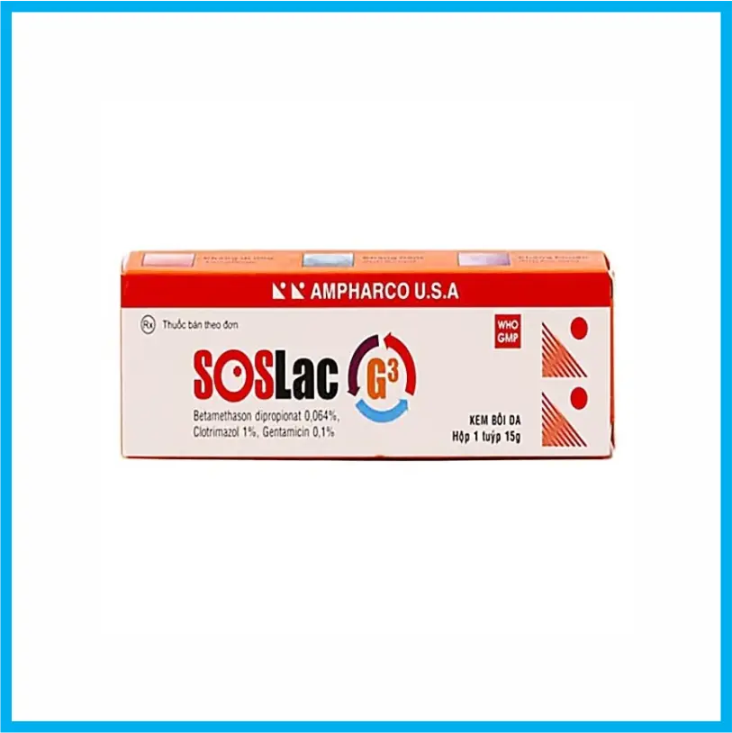Kem bôi da SOSLac