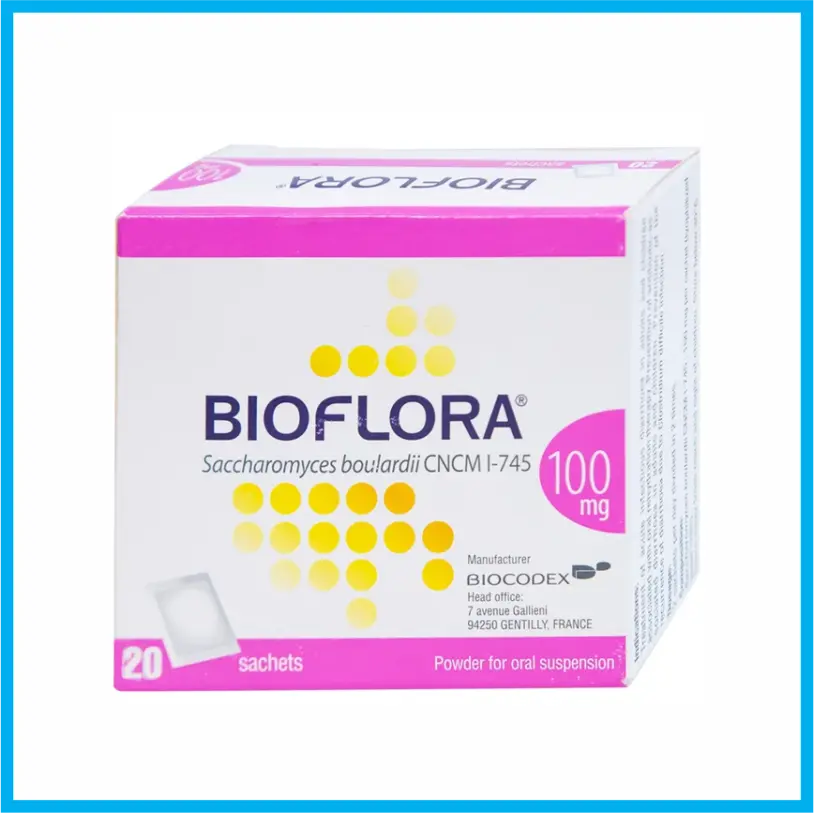 Bioflora 100mg (Hộp 20 gói)