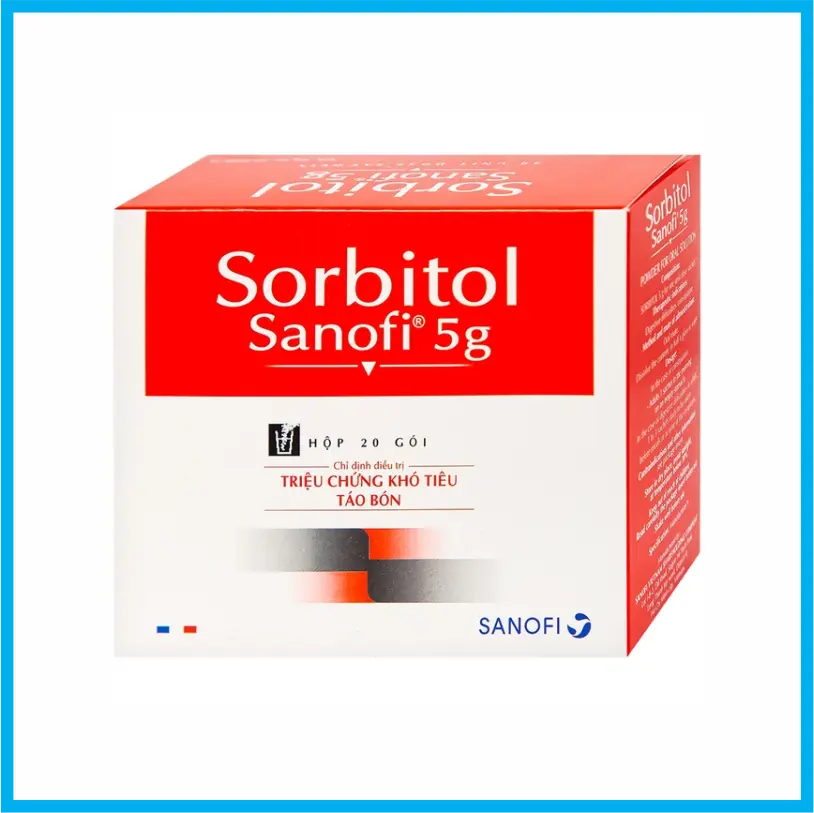Sorbitol Sanofi 5mg (Hộp 20 gói)