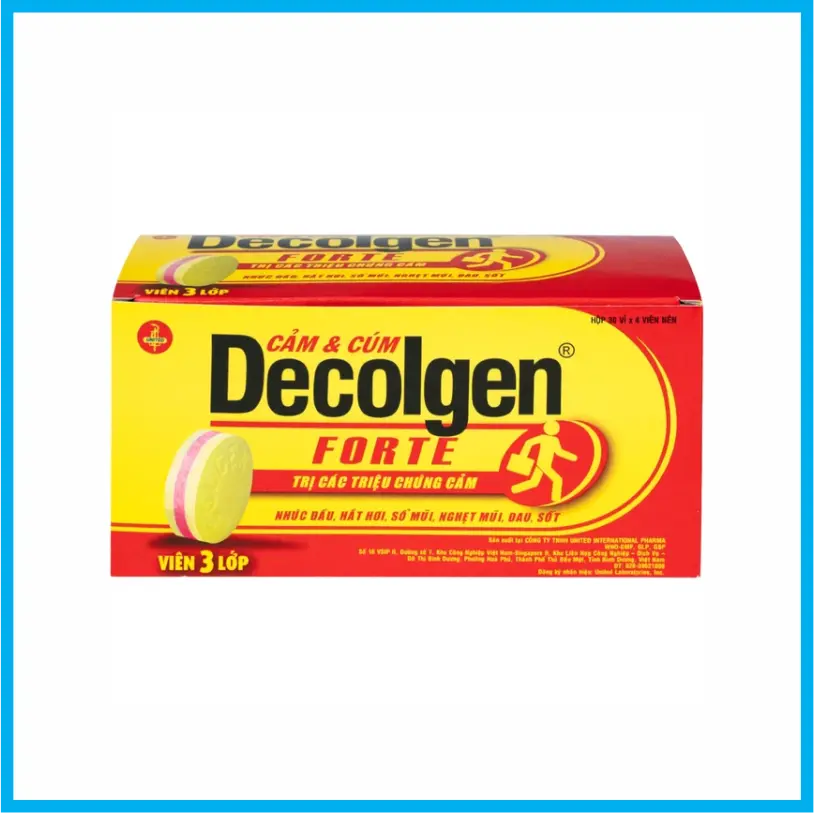 Decolgen Forte (Hộp 30 vỉ x 4 viên)