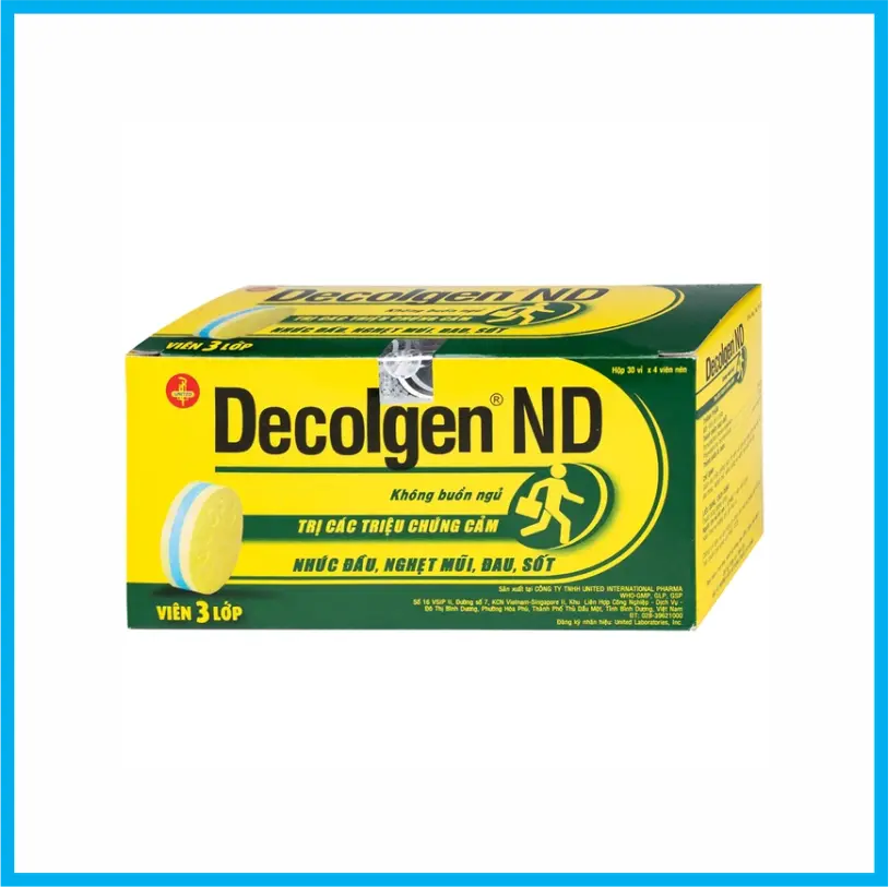 Decolgen ND (Hộp 30 vỉ x 4 viên)