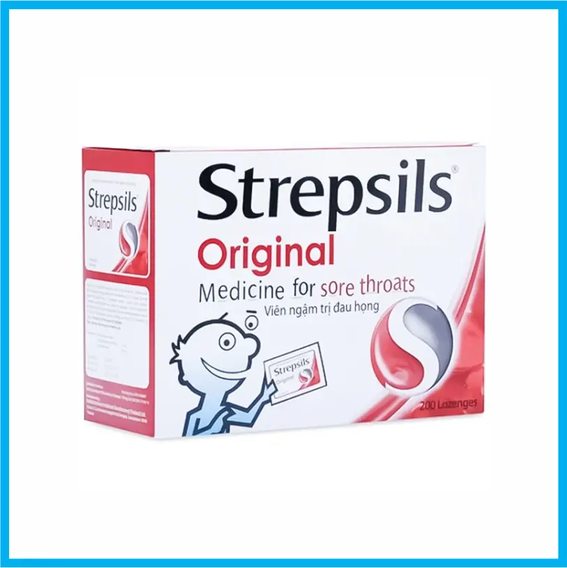 Strepsils Original (Hộp 100 gói x 2 viên)
