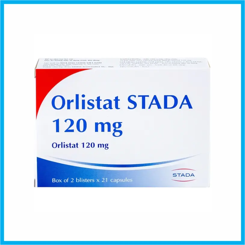 Orlistat Stada 120mg (Hộp 2 vỉ x 21 viên)