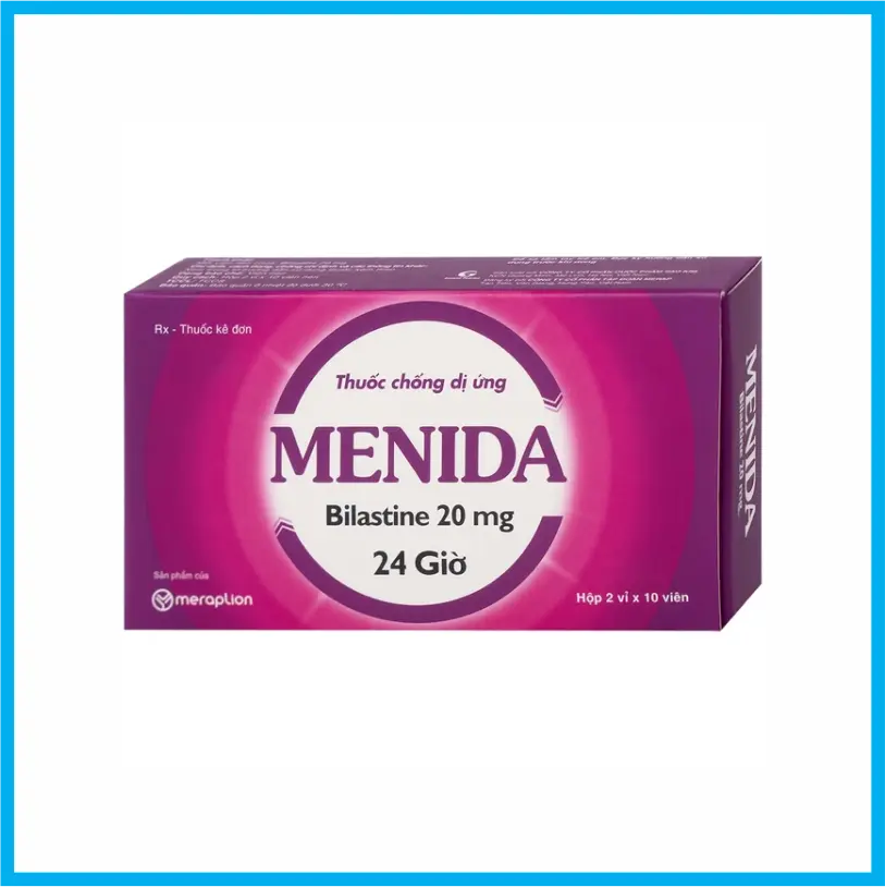 Menida 20mg Merap (Hộp 2 vỉ x 10 viên)