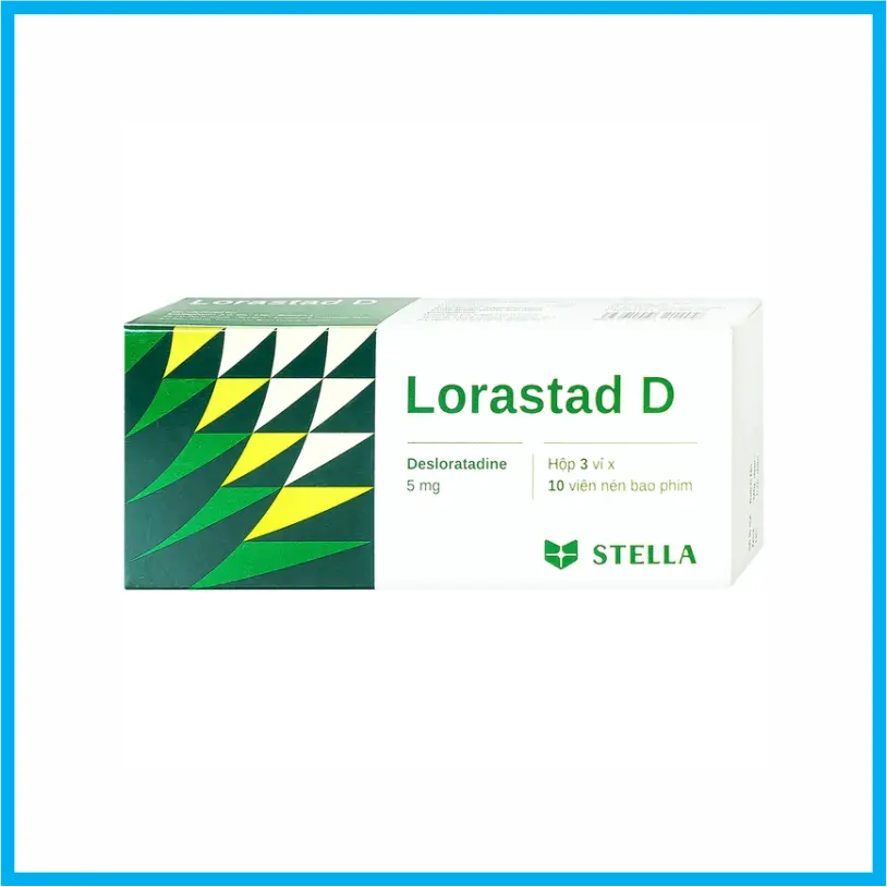 Lorastad D Stella (Hộp 3 vỉ x 10 viên)