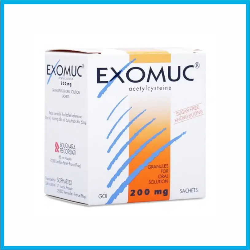 Exomuc Bouchara (Hộp 30 gói)