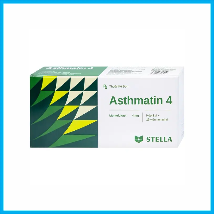 Asthmatin 4 Stella (Hộp 3 vỉ x 10 viên)