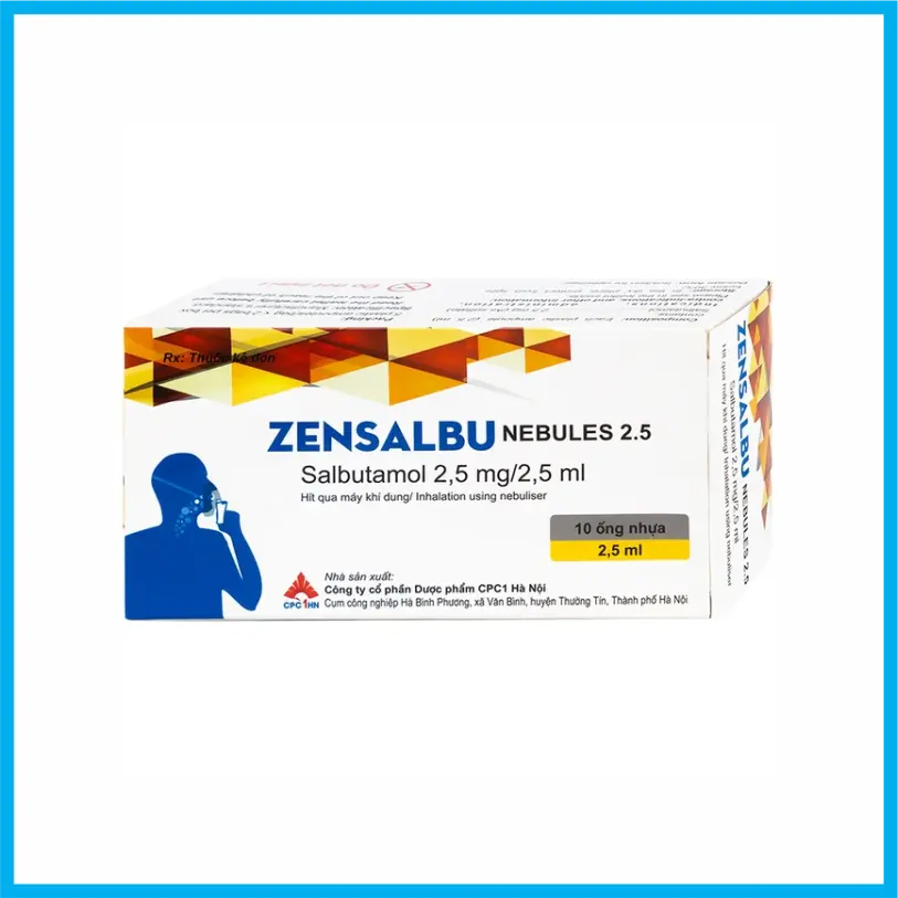 Zensalbu Nebules 2.5 (Hộp 2 Vỉ x 5 Ống)