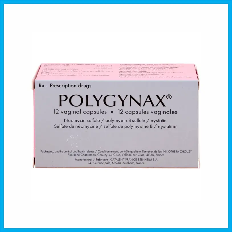 Polygynax Innothera Chouzy (Hộp 2 vỉ x 6 viên)