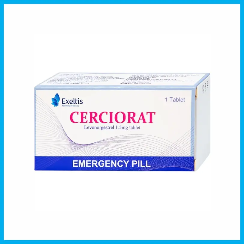 Cerciorat (Hộp 1 vỉ x 1 viên)