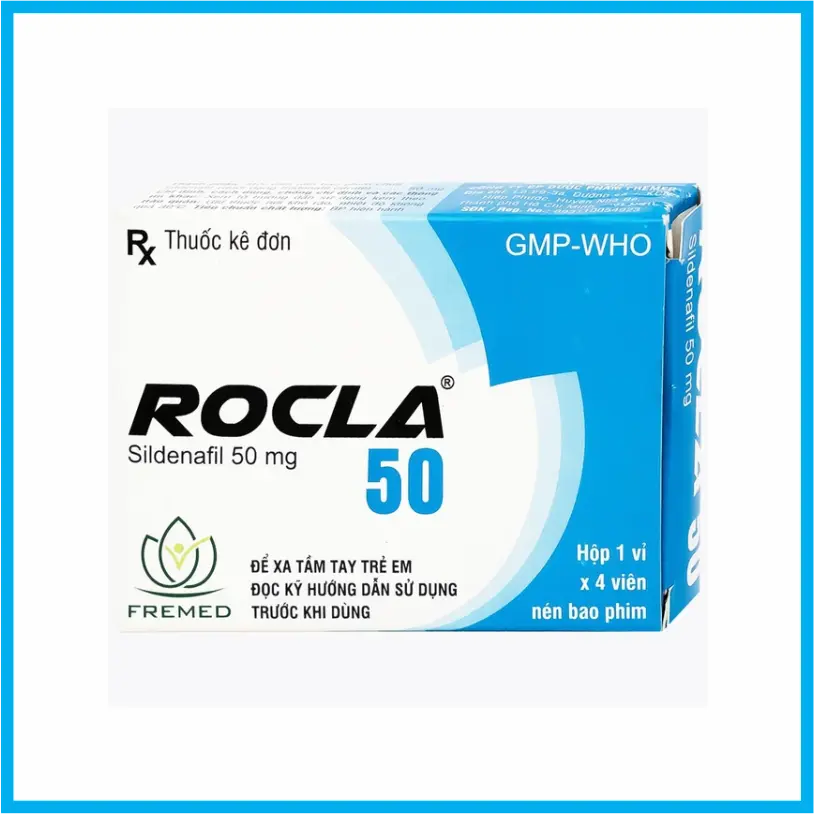 Rocla 50 Fremed (Hộp 1 vỉ x 4 viên)