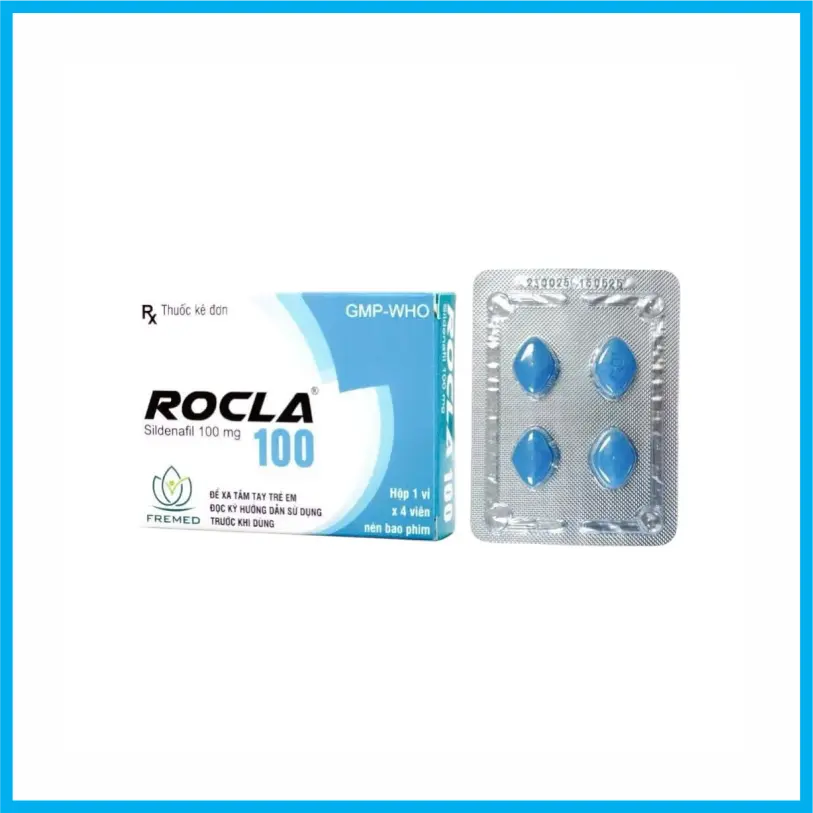 Rocla 100 Fremed (Hộp 1 vỉ x 4 viên)