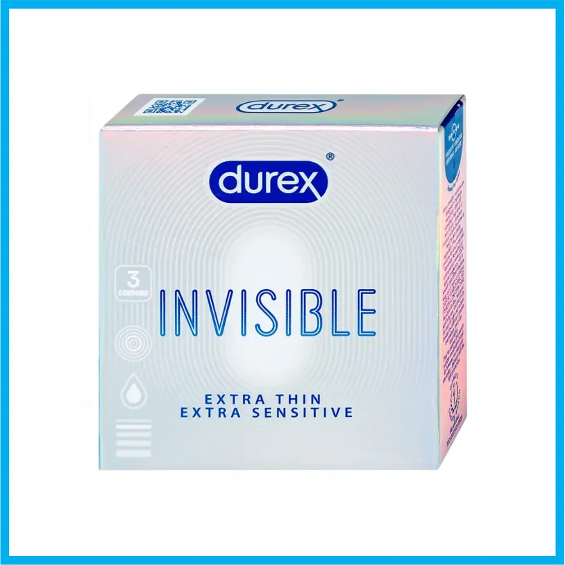 Durex Invisible (Hộp 3 cái)