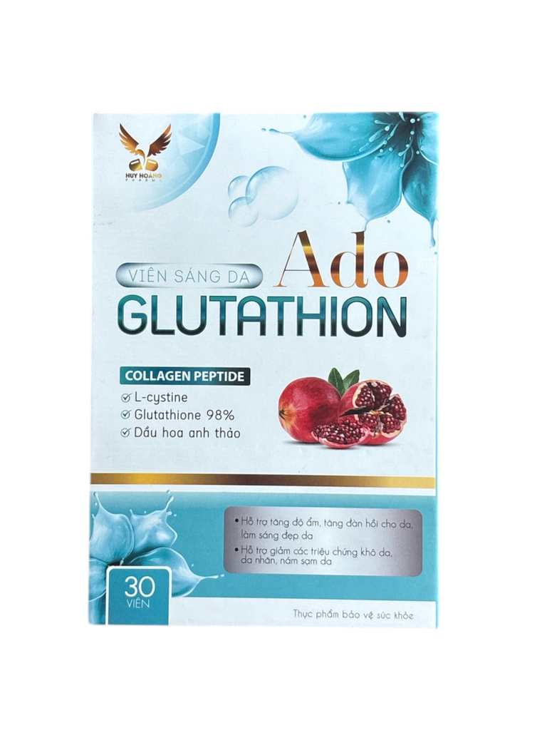 Viên uống sáng da Ado Glutathion (Hộp 30 viên)