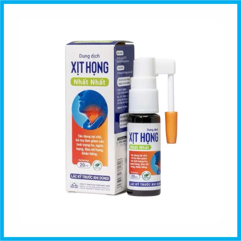 Dung dịch xịt họng nhất nhất