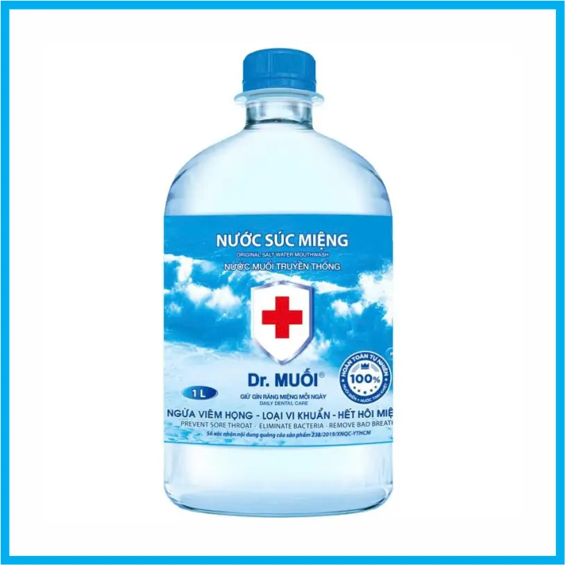Nước súc miệng Dr. Muối truyền thống 1L
