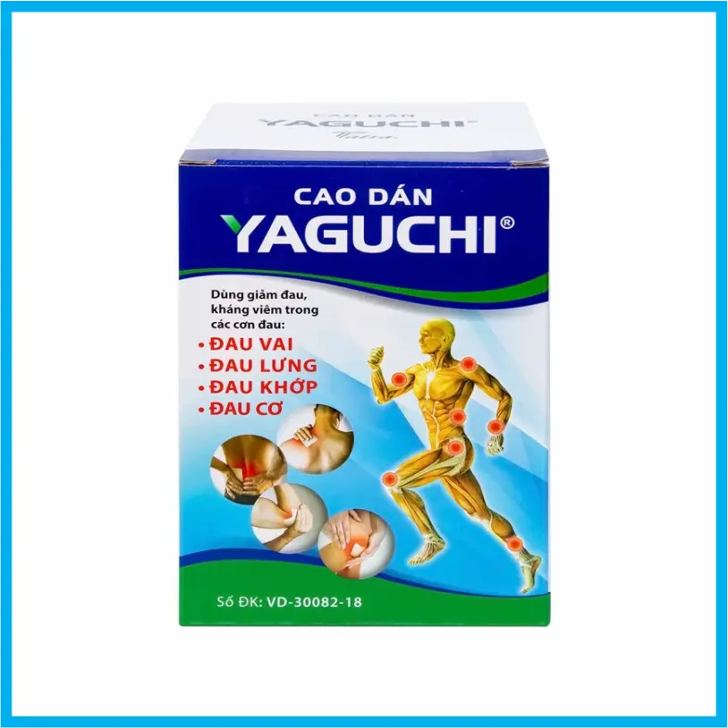 Cao dán Yaguchi 7.5cmx10cm (Hộp 20 gói x 5 miếng)