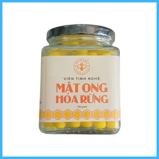 [VIENTINHNGHE_100G_TP] Viên tinh nghệ mật ong hoa rừng 100g Thành Hòa