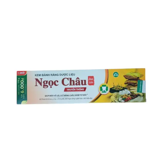 [NGOCCHAUTRUYENTHONG_170G_MP] Kem đánh răng dược liệu Ngọc Châu 170g (Truyền thống)