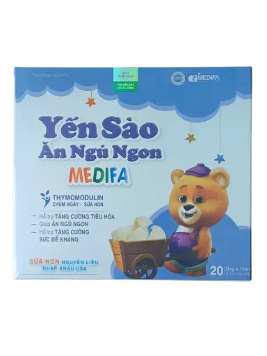 [YENSAOMEDIFA_20ONG_TPBVSK] Yến sào Medifa (Hộp 20 ống x 10ml)