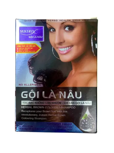 [GOILANAUMAXTRIX_MP] Gội là nâu Matrix (Hộp 10 gói x 30 ml)