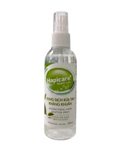 [HAPICARE_100ML_MP] Dung dịch rửa tay Hapicare Hương Trà Xanh 100ml