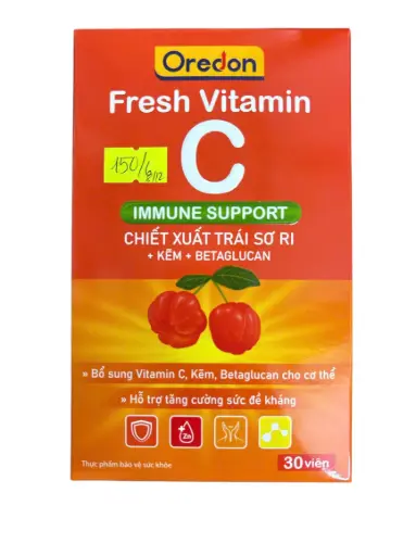 [FRESHVITAMINC_30VIEN_TPCN] Fresh Vitamin C (Hộp 3 vỉ x 10 viên)
