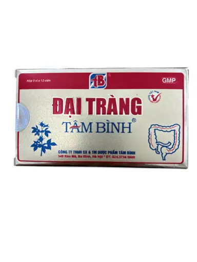 [DAITRANGTAMBINH_60VIEN_TPBVSK] Đại tràng tâm bình (Hộp 5 vỉ x 12 viên)