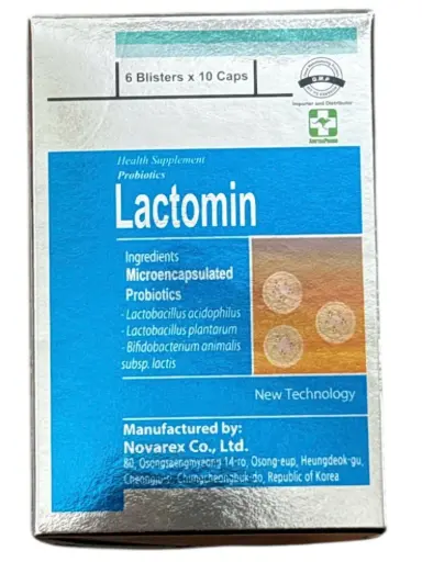 [LACTOMIN_60VIEN_TPBVSK] Lactomin (Hộp 6 vỉ x 10 viên)