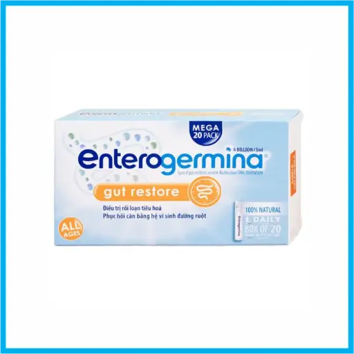 [ENTEROGERMINA4TY_TKKD] Enterogermina Sanofi 4 tỷ (Hộp 20 ống x 5ml) 