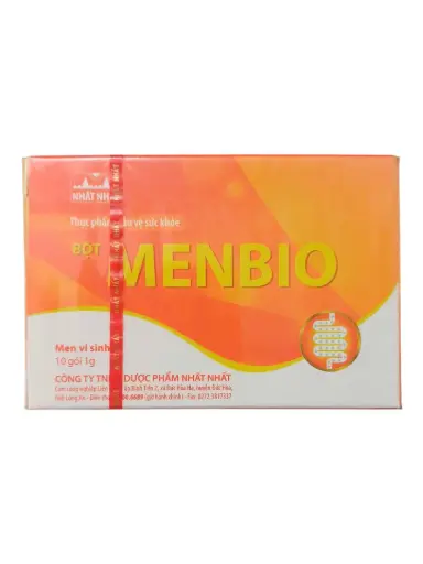 [MENBIONHATNHAT_10GOI_TPBVSK] Men vi sinh bột Menbio Nhất Nhất (Hộp 10 gói)
