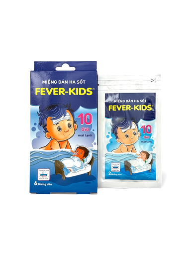 [FEVERKIDS_6MIENG_TTBYT] Miếng dán hạ sốt Fever Kids (Hộp 6 miếng)
