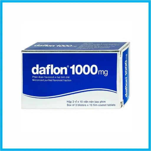 [DAFLON_1000MG_TKKD] Daflon 1000mg (Hộp 3 vỉ x 10 viên)