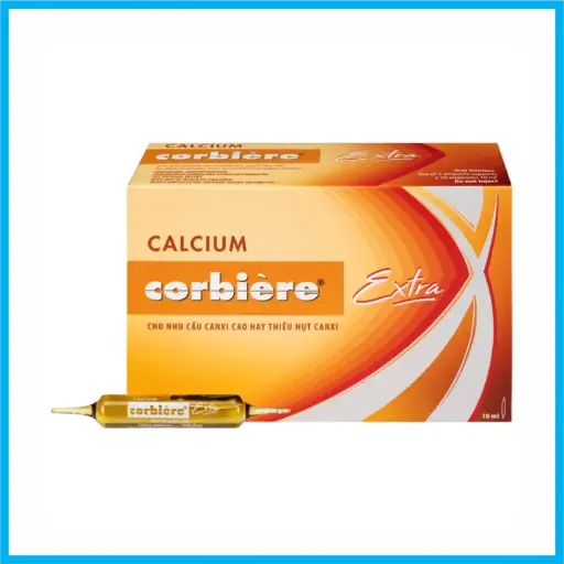 [CALCIUMCORBIERE_30ONG_TKKD] Calcium Corbiere Extra (Hộp 3 vỉ x 10 ống)