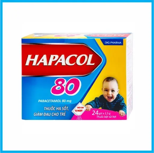 [HAPACOL_80_TKKD] Hapacol 80 (Hộp 24 gói)